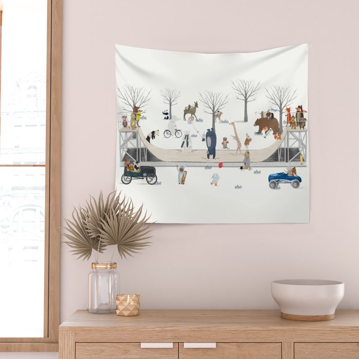 little big skate park Wall Tapestry Gallery Image 2