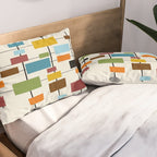 Mid-Century Modern Art 1.3 Pillow Sham Gallery Image 2