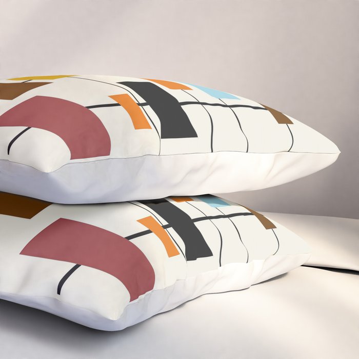 Mid-Century Modern Art 1.3 Pillow Sham Gallery Image 3