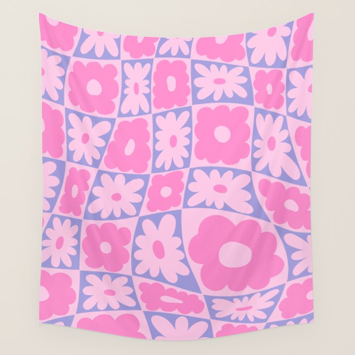 Floral twelve Wall Tapestry Gallery Image 4