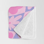 Floral twelve Throw Blanket Gallery Image 3