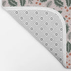 Holly-days . Light Blush Bath Mat Gallery Image 2