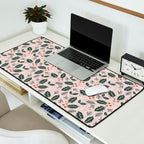 Holly-days . Light Blush Desk Mat Gallery Image 2