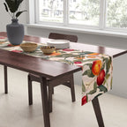 Vintage Fruit Pattern XXIII Table Runner Gallery Image 2