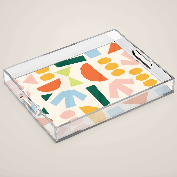 Geometrical abstract  Acrylic Tray Gallery Image 1