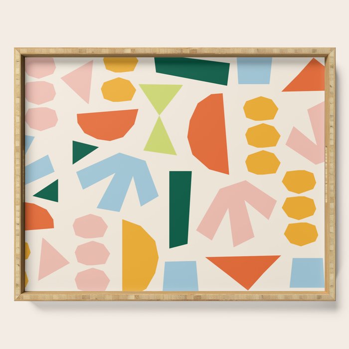 Geometrical abstract  Serving Tray Gallery Image 1
