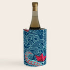 Octopus Ocean Playground smaller print Wine Chiller Gallery Image 2