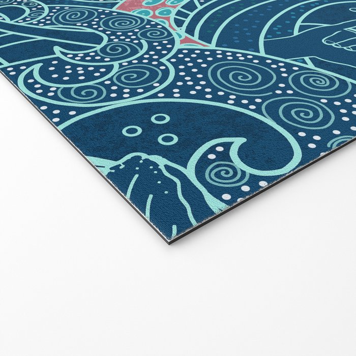 Octopus Ocean Playground smaller print Welcome Mat Gallery Image 2