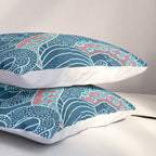 Octopus Ocean Playground smaller print Pillow Sham Gallery Image 3