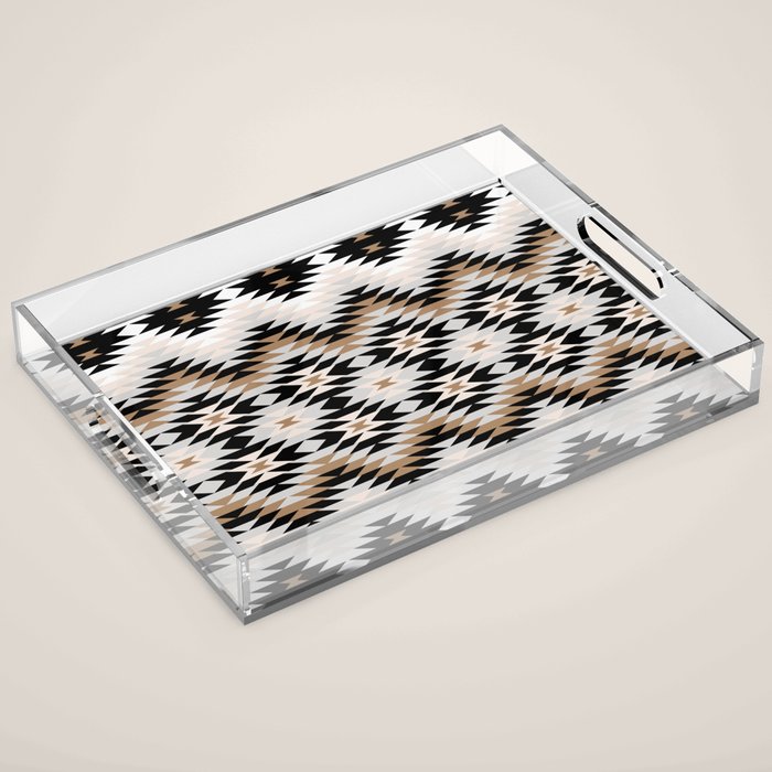 New Mexico in Tan Acrylic Tray Gallery Image 1