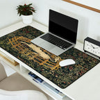 The Unicorn Rests in a Garden (from the Unicorn Tapestries) Desk Mat Gallery Image 2