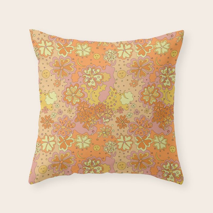 Groovy Universe Throw Pillow Gallery Image 1