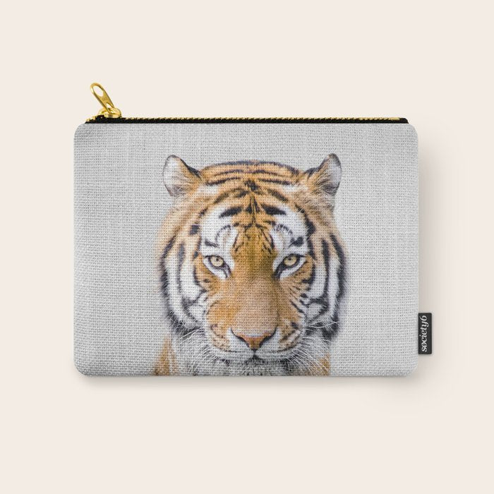 Tiger - Colorful Carry All Pouch Gallery Image 1