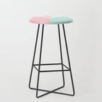 Boss Lady - Pastel Pink and Aqua #bosslady #society6 #typography Stool Gallery Image 1
