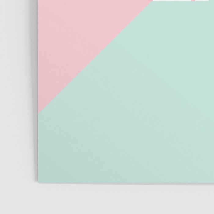 Boss Lady - Pastel Pink and Aqua #bosslady #society6 #typography Poster Gallery Image 3