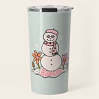 Aquarius Snowman Travel Mug Gallery Image 1