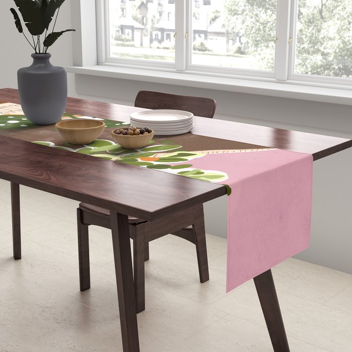 Orange Tree Table Runner Gallery Image 2