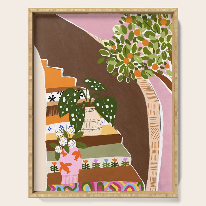 Orange Tree Serving Tray Gallery Image 1