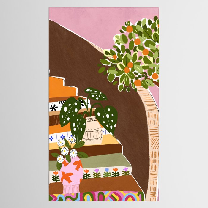 Orange Tree Tablecloth Gallery Image 2