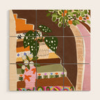Orange Tree Wood Wall Art Gallery Image 1