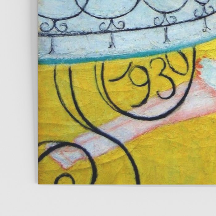 'Love Flight of a Pink Candy Heart' landscape painting by Florine Stettheimer Poster Gallery Image 3
