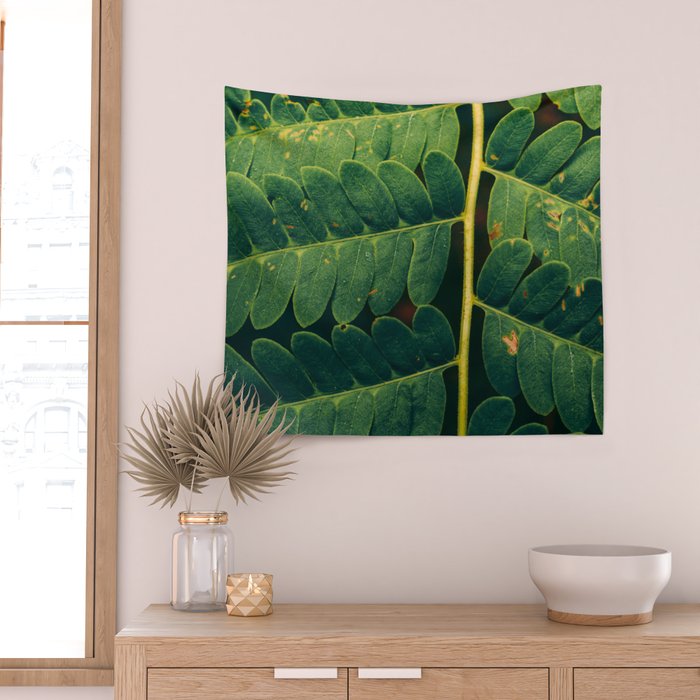 Summer Fern Detail Wall Tapestry Gallery Image 2