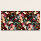 Floral and Animals pattern II Desk Mat Gallery Image 3