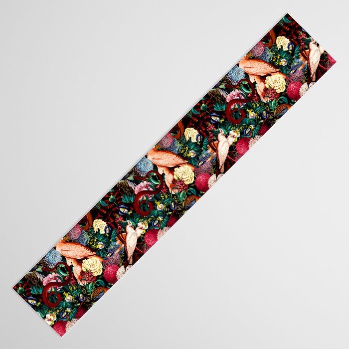 Floral and Animals pattern II Table Runner Gallery Image 3