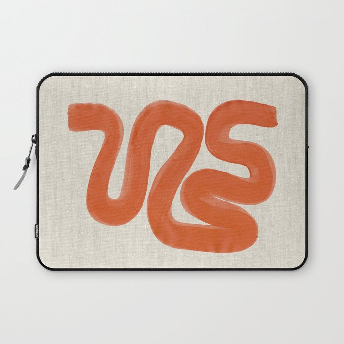 Orange Amazon River Laptop Sleeve Gallery Image 1