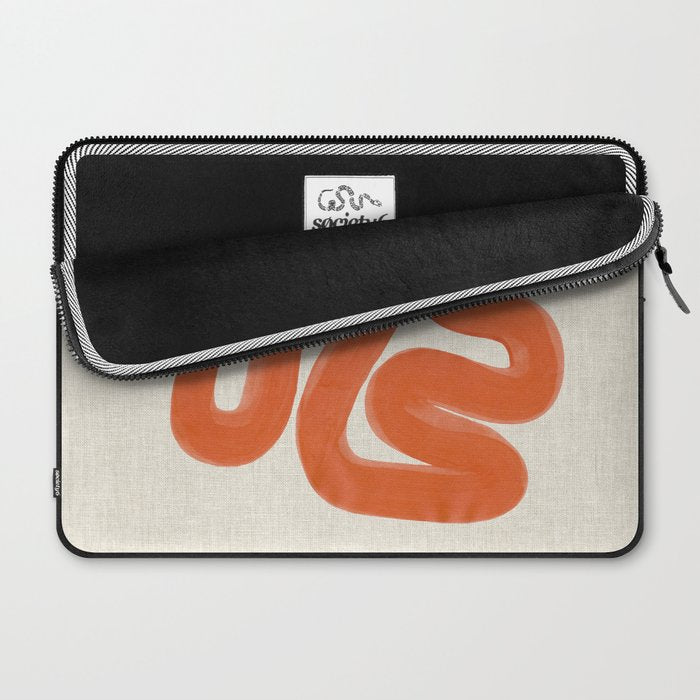 Orange Amazon River Laptop Sleeve Gallery Image 2