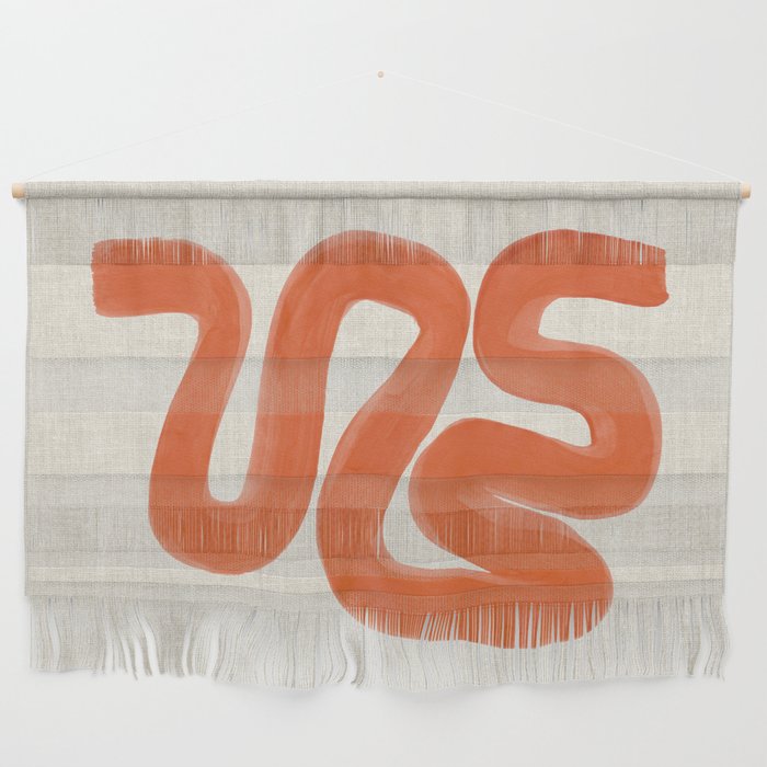 Orange Amazon River Wall Hanging Gallery Image 1