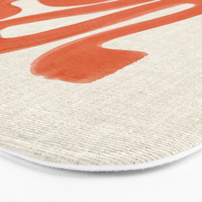 Orange Amazon River Bath Mat Gallery Image 3