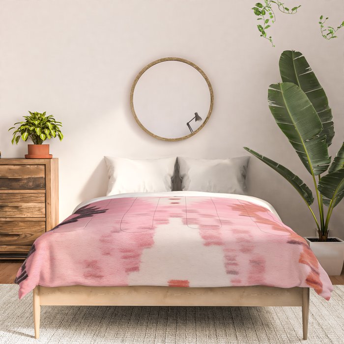 Moroccan Berber Rug Design No.60 - Multicolor, Pink Comforter Gallery Image 3