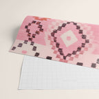 Moroccan Berber Rug Design No.60 - Multicolor, Pink Wrapping Paper Gallery Image 2