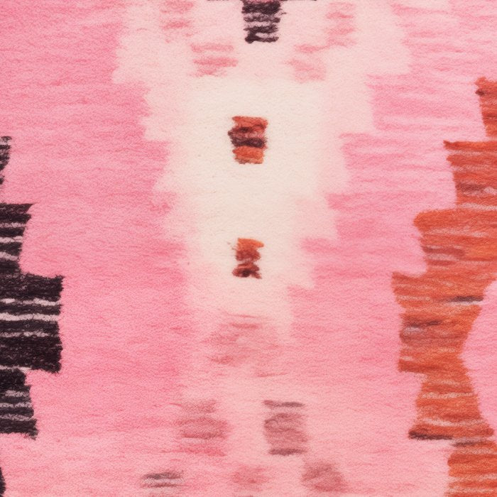 Moroccan Berber Rug Design No.60 - Multicolor, Pink Coffee Mug Gallery Image 2