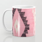 Moroccan Berber Rug Design No.60 - Multicolor, Pink Coffee Mug Gallery Image 3