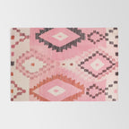 Moroccan Berber Rug Design No.60 - Multicolor, Pink Rug Gallery Image 2