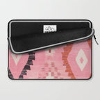 Moroccan Berber Rug Design No.60 - Multicolor, Pink Laptop Sleeve Gallery Image 2