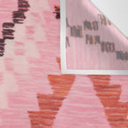 Moroccan Berber Rug Design No.60 - Multicolor, Pink Wall Tapestry Gallery Image 3
