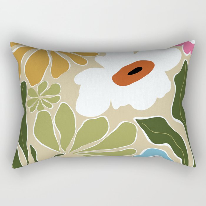 Retro Delight Rectangular Pillow Gallery Image 1