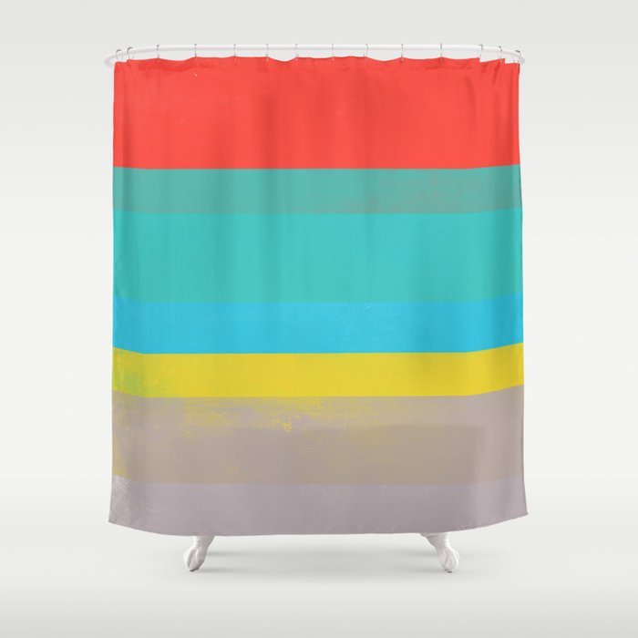 stripe study 6 Shower Curtain Gallery Image 1