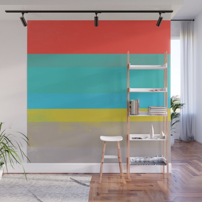 stripe study 6 Wall Mural Gallery Image 1