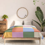 Bold Colorful Checks Pattern - Large XXXVII Comforter Gallery Image 3