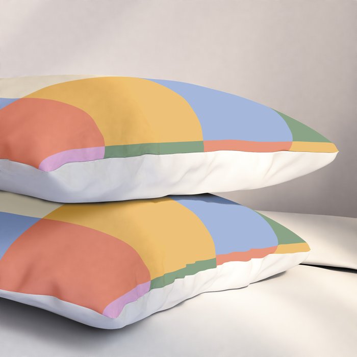 Bold Colorful Checks Pattern - Large XXXVII Pillow Sham Gallery Image 3