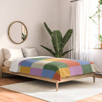Bold Colorful Checks Pattern - Large XXXVII Comforter Gallery Image 2