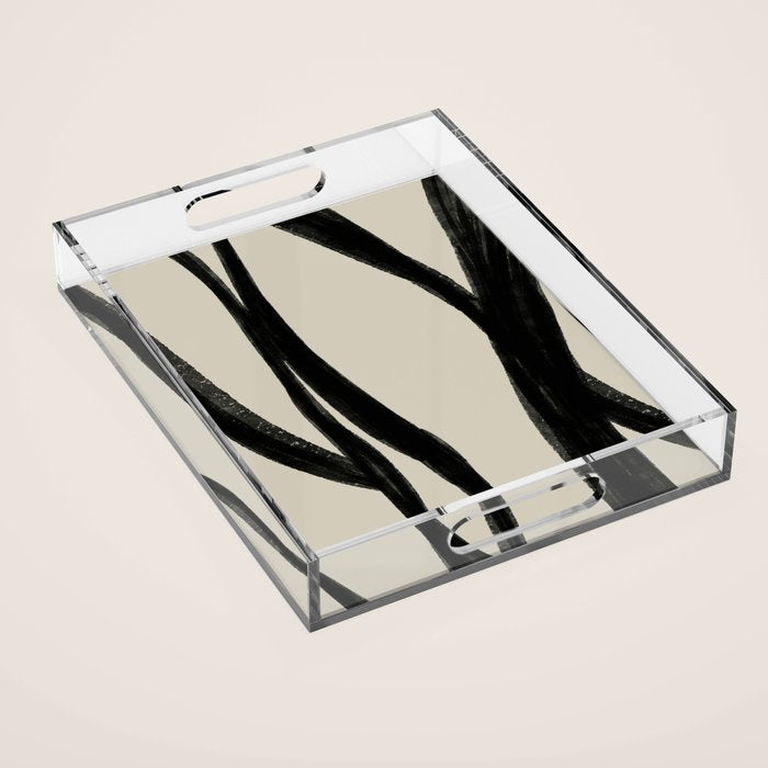 Scandinavian Lines Acrylic Tray Gallery Image 1