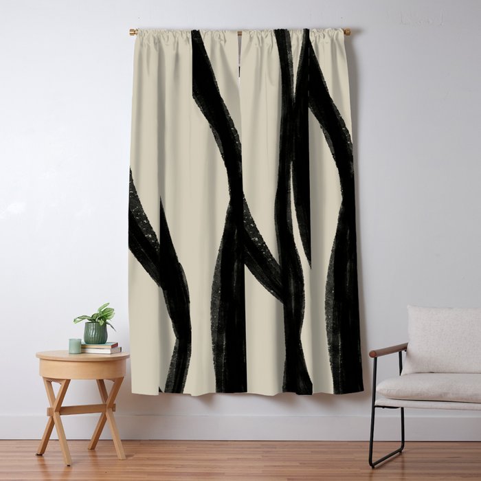 Scandinavian Lines Window Curtain Gallery Image 1