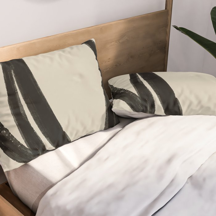 Scandinavian Lines Pillow Sham Gallery Image 2