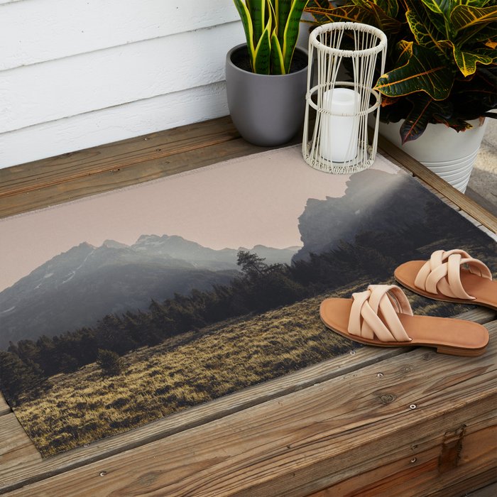 Mountain Poetry - Grand Teton National Park Outdoor Rug Gallery Image 2
