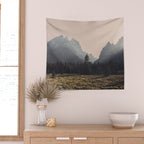 Mountain Poetry - Grand Teton National Park Wall Tapestry Gallery Image 2